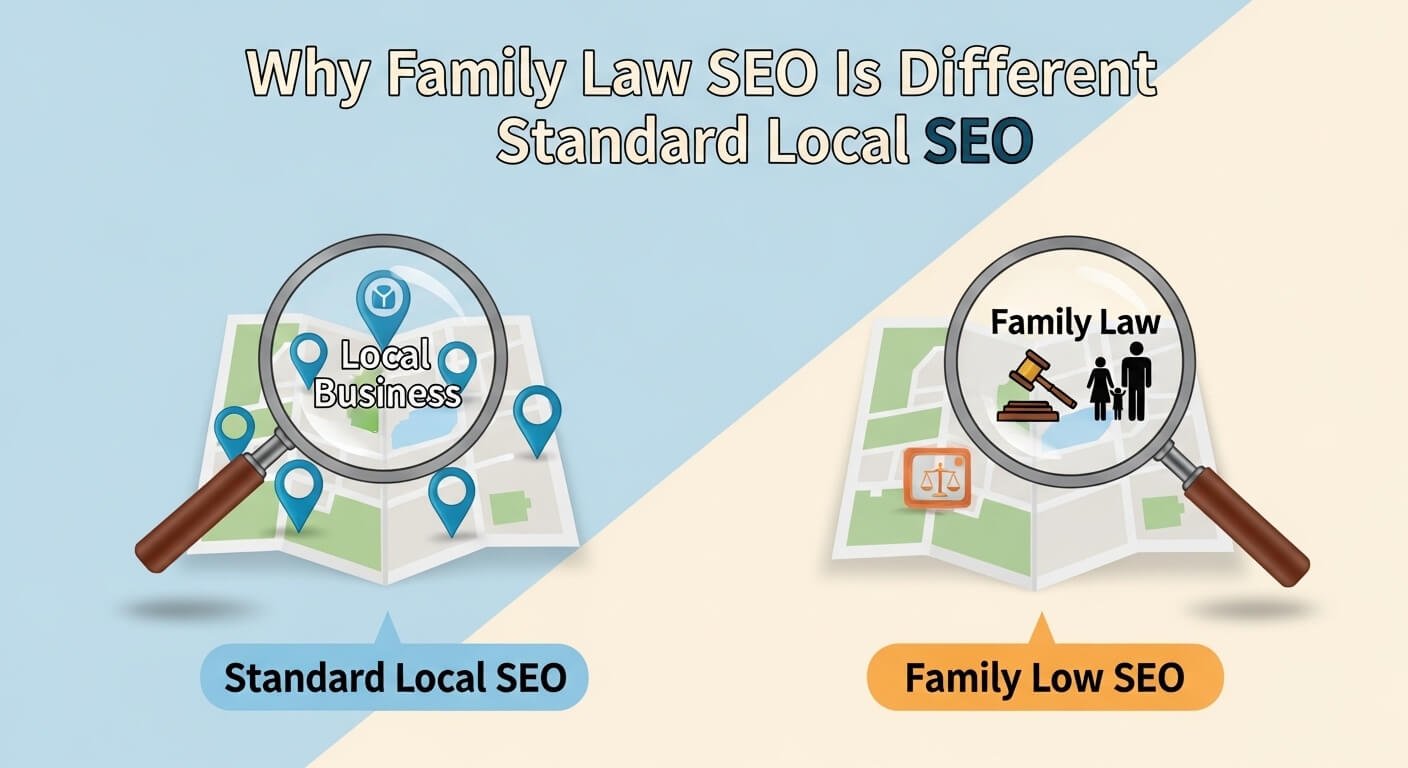 Why Family Law SEO Is Different from Standard Local SEO