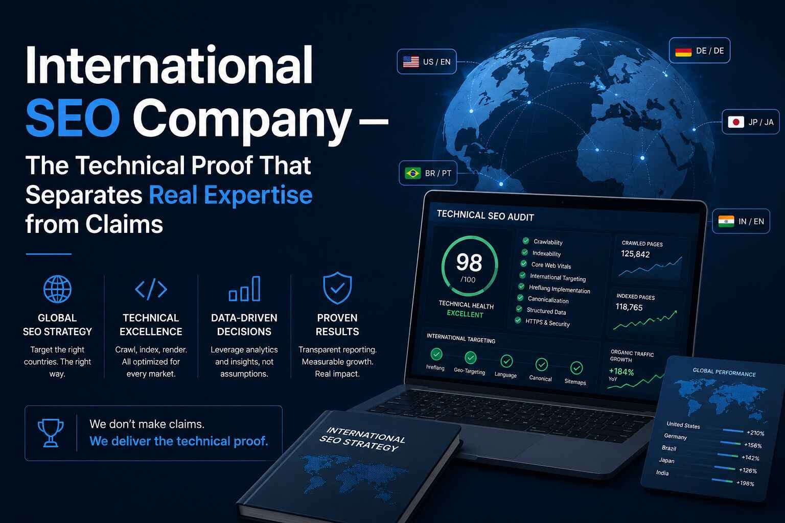 International SEO Company — The Technical Proof That Separates Real Expertise from Claims