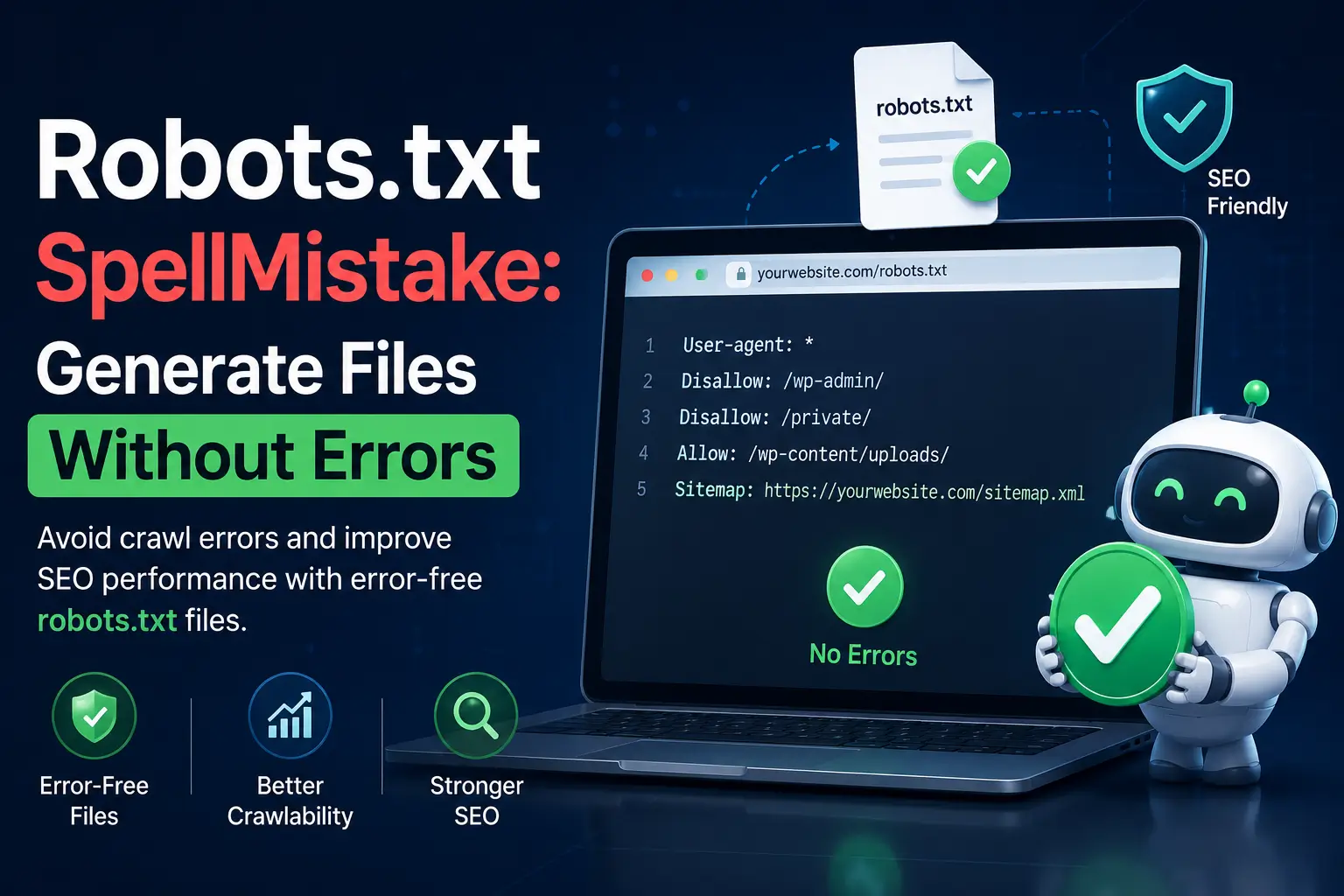 Robots.txt SpellMistake: Generate Files Without Errors